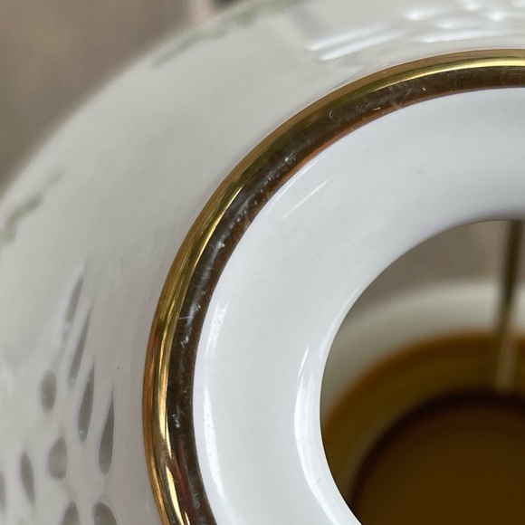 Lenox Boxwood & Pine Pattern Tea Light Lamp Candle Holder in Original Box - Picture 12 of 15